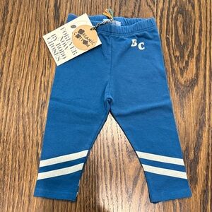 Bobo Choses Baby Leggings with white stripes